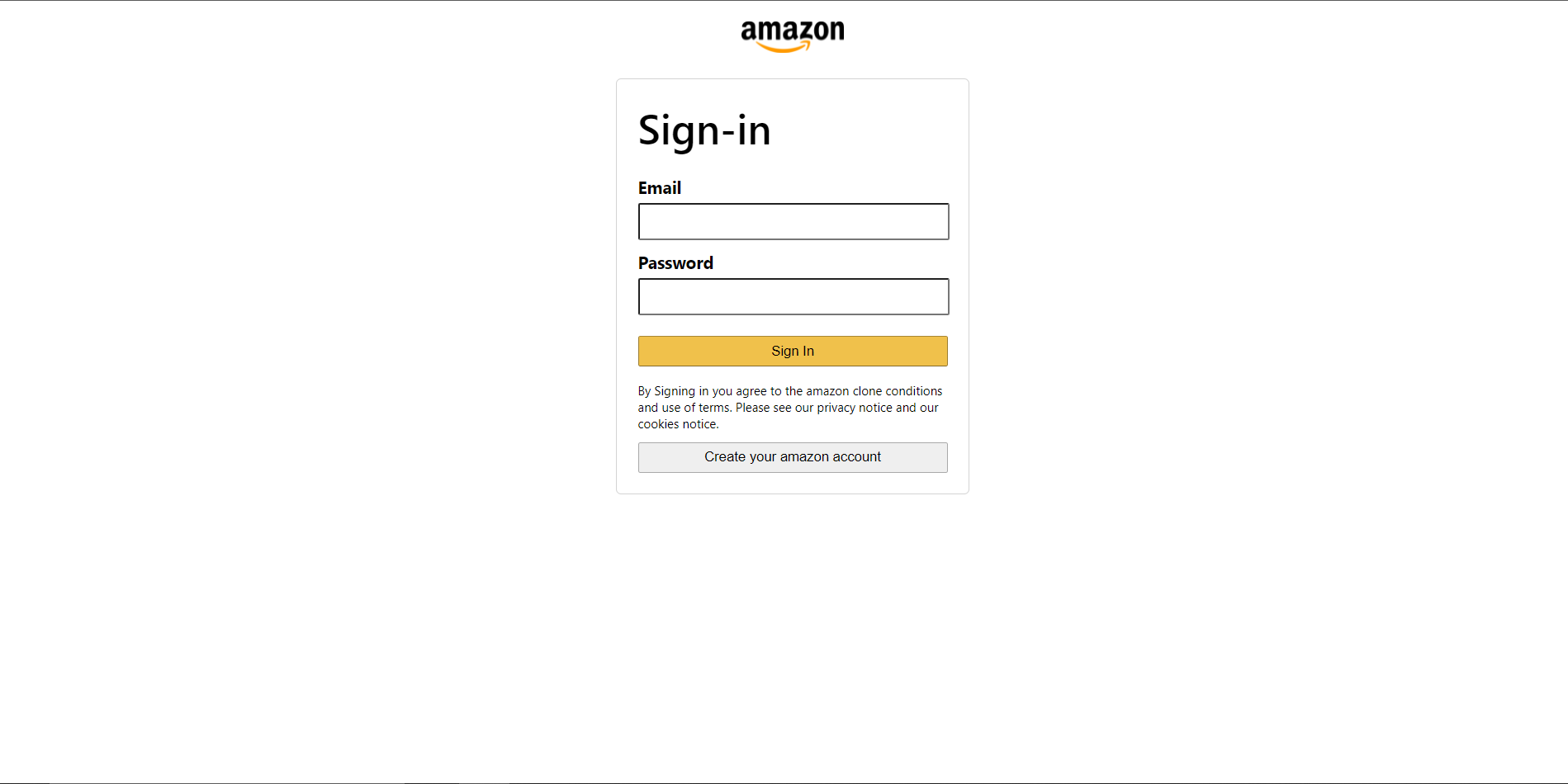 Amazon Login